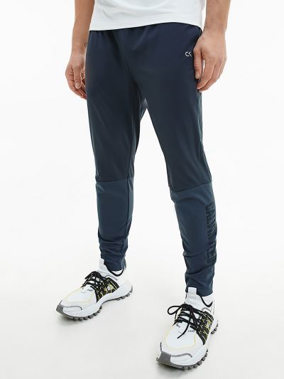 Calvin Klein Ruhák HU190879 | Calvin Klein Material Mix Férfi Jogger Kék
